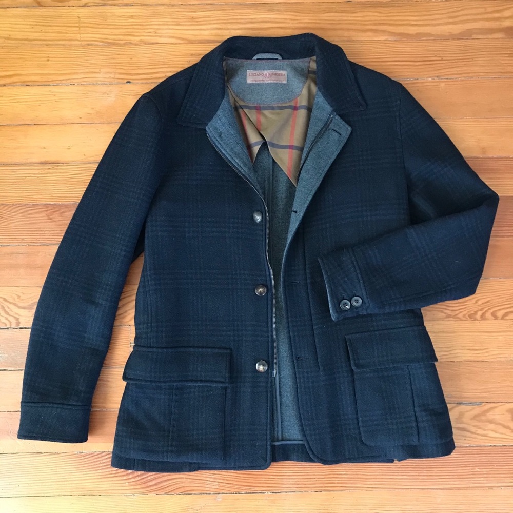 Luciano Barbera Wool Coat